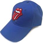 The Rolling Stones: Unisex Baseball Cap/Classic Tongue (Mid Blue)
