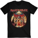 Iron Maiden: Unisex T-Shirt/Powerslave Lightning Circle (X-Large)