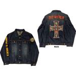 Guns N Roses: Guns N` Roses Unisex Denim Jacket/Appetite For Destruction (Back Print) (Medium)