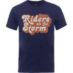 The Doors: Unisex T-Shirt/Riders on the Storm Logo (Small)