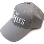 The Beatles: Unisex Baseball Cap/White Drop T Logo (Grey)