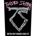 Twisted Sister: Back Patch/Sister we`re not gonna take it!
