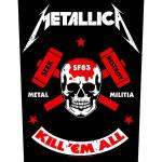 Metallica: Back Patch/Metal Militia