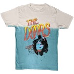 The Doors: Unisex T-Shirt/Light My Fire Stacked (Light Blue) (Wash Collection) (X-Large)