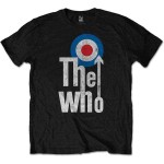 The Who: Unisex T-Shirt/Elevated Target (Black) (Medium)
