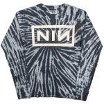 Nine Inch Nails: Unisex Long Sleeve T-Shirt/Logo (Wash Collection) (Medium)