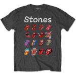 The Rolling Stones: Unisex T-Shirt/No Filter Evolution (Soft Hand Inks) (Small)
