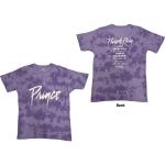 Prince: Unisex T-Shirt/Purple Rain (Wash Collection & Back Print) (Medium)