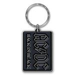 AC/DC: Keychain/Back in Black (Die-Cast Relief)