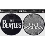 The Beatles: Turntable Slipmat Set/Drop T Logo & Crossing Silhouette