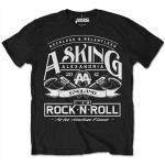 Asking Alexandria: Unisex T-Shirt/Rock N` Roll (Retail Pack) (Medium)