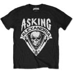 Asking Alexandria: Unisex T-Shirt/Skull Shield (Retail Pack) (Small)