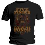 Five Finger Death Punch: Unisex T-Shirt/Wanted (Large)