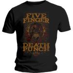 Five Finger Death Punch: Unisex T-Shirt/Wanted (X-Large)