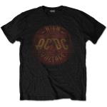 AC/DC: Unisex T-Shirt/High Voltage Vintage (Large)