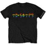 Pink Floyd: Unisex T-Shirt/Dark Side Prism Initials (Small)