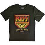KISS: Unisex T-Shirt/Loud & Proud (Medium)