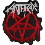Anthrax: Standard Woven Patch/Pent Logo