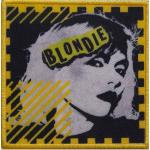 Blondie: Standard Printed Patch/Punk Logo Mono