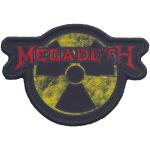 Megadeth: Standard Printed Patch/Hazard Logo