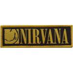 Nirvana: Standard Woven Patch/Logo & Happy Face