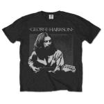 George Harrison: Unisex T-Shirt/Live Portrait (X-Large)