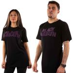 Black Sabbath: Unisex T-Shirt/Wavy Logo (Embellished) (Large)
