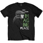 John Lennon: Unisex T-Shirt/Imagine Peace (Small)