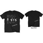 The Beatles: Unisex T-Shirt/White Album Tracks (Back Print) (Medium)