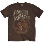 Muddy Waters: Unisex T-Shirt/Father of Chicago Blues (Small)