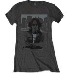 John Lennon: Ladies T-Shirt/Skyline (Medium)