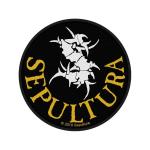 Sepultura: Standard Woven Patch/Sepultura Circular Logo