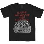 Rage Against The Machine: Unisex T-Shirt/Crowd Masks (Medium)