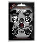 Misfits: Button Badge Pack/Skull (Retail Pack)