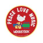Woodstock: Standard Woven Patch/Peace Love Music