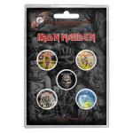 Iron Maiden: Button Badge Pack/The Faces of Eddie (Retail Pack)