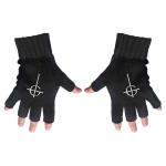 Ghost: Unisex Fingerless Gloves/Ghost Cross