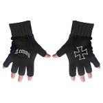Lemmy: Unisex Fingerless Gloves/Logo & Iron Cross