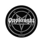 Onslaught: Standard Woven Patch/Pentagram