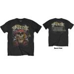 Guns N Roses: Guns N` Roses Unisex T-Shirt/Trashy Skull (Back Print) (Medium)