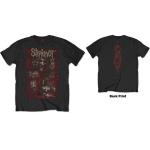 Slipknot: Unisex T-Shirt/Sketch Boxes (Back Print) (Large)