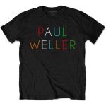 Paul Weller: Unisex T-Shirt/Multicolour Logo (X-Large)