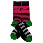 Yungblud: Unisex Ankle Socks/Logo & Stripes (UK Size 7 - 11)