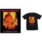 Iron Maiden: Unisex T-Shirt/The Wicker Man Fire (Small)