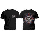 Motörhead: Unisex T-Shirt/British War Pig & Logo (Back Print) (Large)
