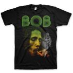 Bob Marley: Unisex T-Shirt/Smoking Da Erb (Small)