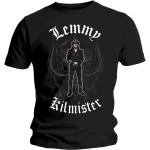 Lemmy: Unisex T-Shirt/Memorial Statue (Black) (XX-Large)