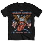 The Rolling Stones: Unisex T-Shirt/USA Tour Eagle (Medium)