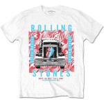 The Rolling Stones: Unisex T-Shirt/Steel Wheels (Large)