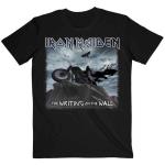 Iron Maiden: Unisex T-Shirt/The Writing on the Wall Single Cover (Medium)